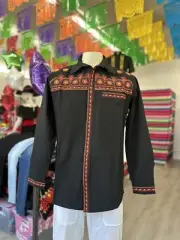 Authentic Tlahuitoltepec Blouse Embroidered Agave Tequila Lover Oaxaca Mexico S