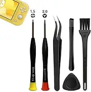 Cleaning Repair Tool Kit for Switch Switch Lite Oled Controller with Paddles, Crossed Screwdriver PH000(+1.5) and Y2.0, Tweezers, Plastic Crowbars, Triangle Paddle, Cleaning Accessories Kits(Sw-6)