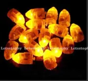 24 LED Yellow Balloon Paper Lantern Light Wedding Christmas Floral Decoration