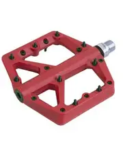 Azur Husky Flat Pedals Red