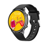Smart Watch Round Screen Bluetooth Call Multi Dial Watch Sports Watch (Black)
