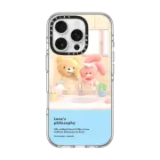 iPhone 16 Pro Clear Case MagSafe Compatible PINK&VEN Lovely Morning