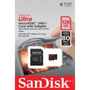 SanDisk 128GB microSDXC Ultra Class 10 100MB/s Memory Card - Authorized Dealer!