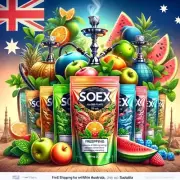 SOEX 10 packs, 50g ( 500 Grams) Double Apple, Mint, Watermelon, Mixed Fruit, Gum