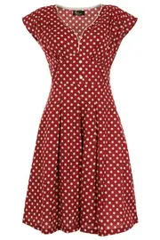 Polka Dot Dress--ELI-EAW145