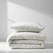 Fur Velvet Quilt Cover - Ivory