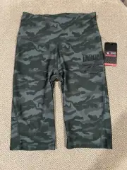 Mens Tapout Camouflage Spandex Tights Compression Shorts Long Medium