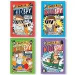 MAC B., KID SPY 1-4 BOX SET (4冊合售)/特務男孩 MAC B. 偵探合輯 贈限量海報/MAC BARNETT ESLITE誠品