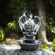 Gargoyle Backflow Incense Burner, Brand new in box