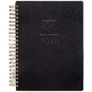 At-A-Glance A4 Day to Page Signature FY25/26 Diary Black