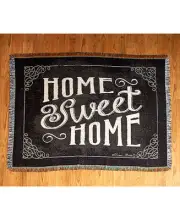 Sentiment Home Sweet HomeTapestry Throw Country Primitive Simplify Blanket