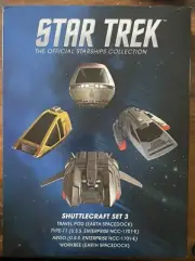 EAGLEMOSS STAR STREK OFFICIAL STARSHIPS COLLECTION - SHUTTLECRAFT SET 3
