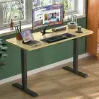 140cm Standing Desk Electric Height Adjustable Sit Stand Office Computer Table