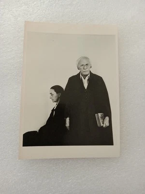 Arnold Newman: Georgia O'Keeffe & Alfred Stieglitz, Vintage Postcard.