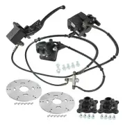 Hydraulic Rear Brake Caliper Assembly Wheel Hubs Golf Cart Go Kart ATV Quad UTV