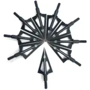 6pcs 100/125 Grain 3 Sharp Blades Arrowhead Tip Arrow Tip for Bow and Arrow