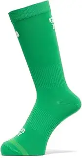 [THE NORTH FACE] Free Run Light Crew Socks, Optic Emerald/TNF White, S