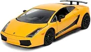Jada Toys Fast and Furious Lamborghini Gallardo 1:24 Scale Hollywood Ride Diecast Model Car, Orange