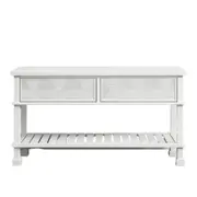 Rustic Wooden Console Table/ Hall Table With Two Drawers