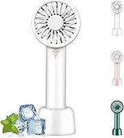 Dodorado Fan, Dodorado Handheld Mini Fans, Air Circulators, Portable Handheld Mini Fans, 3 Speeds Adjustable,Usb Rechargeable, 180° Rotatable And Foldable Design (white)
