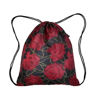 ENVIROSAX 折疊束口後背包─薔薇