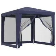 Gazebo Party Tent Blue 2.5×2.5m Outdoor Wedding Tent Canopy Camping Marquee