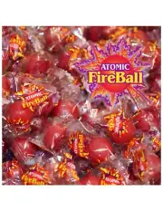 ATOMIC Fireballs Fireball Candy Bulk 1 LB Hot Jawbreakers Individually Wrapped