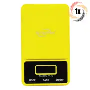 1x Scale WeighMax NJ-800 Yellow Digital Pocket Scale | Protective Cover | 800G