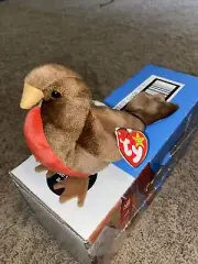 TY Beanie Baby Babies Early The Robin 1998 - Tag Errors - Mint Condition!