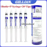 DenFilTM Etchant-37 Dental Phospharic Acid Gel Etching Agent 5ml/Syringe+Tips