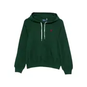 [Ralph Lauren] Ralph Lauren Embroidered-logo Hoodie L GREEN