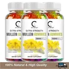 3*60pcs Mullein Leaf Gummies 2000mg,Lung Cleanse Detox Herbal,Immune Support