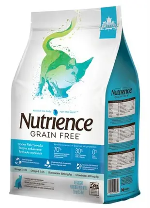 Nutrience紐崔斯 無穀養生貓系列-多種鮮魚 5KG (015561525626)