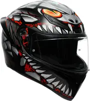 AGV K1 S Lyzard, full face helmet , color: Matt Black/Grey/Red , size: M