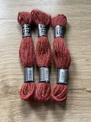 DMC Laine Tapisserie Wool Yarn Tapestry Needlepoint 7169 Rust Brown 3 Skeins