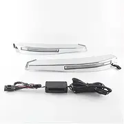 LED DRL Daytime Running Light Front Bumper Driving Fog Lamp Assembly Accessories Compatible With Jaguar XF 2008 2009 2010