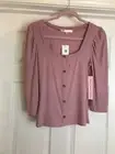 NWT Crave Fame Woman’s Light Mauve Top Size Medium