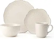 Pfaltzgraff Chateau 16 Piece Dinnerware Set (Service for 4), Cream