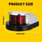 LED Navigation Lights Nav Lamp Side Mount Port Starboard Marine Yacht Boat
