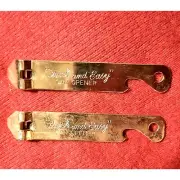 Vintage Can Opener Rare Gold Vaughan 1956 Quick and Easy Can and Bottle Opener S