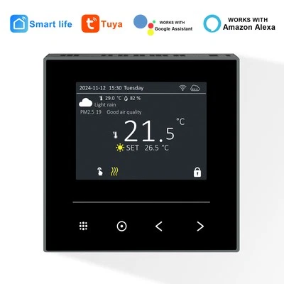Tuya WiFi Smart Thermostat Temperature Remote Control Google Home, Alexa