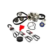 Gates Timing Belt Kit for Mitsubishi Pajero V45W 3.5L 143KW 3497CC 6G74 99 - 00
