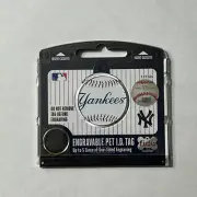 FIDO Engravable Pet Dog Cat ID Tag - New York Yankees 137365 Licensed
