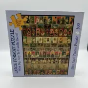 Mervil Paylor Design Bits and Pieces 300 Pc Jigsaw Puzzle Old-time Baseball NIB