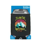 Yellowstone National Park Bear - Novelty Funny Cooler Holders Stubby Holder