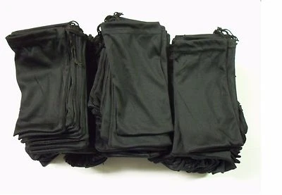 Cheap Bulk Lot 80 Black Micro Fiber Sunglasses Carrying Pouch Case Bag Sleeve