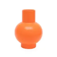 在飛比找momo購物網優惠-【富邦藝術】Raawii手工陶製純色花器 大型 鮮橙色
