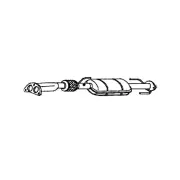 Redback Underfloor Catalytic Converter for Toyota Tarago TCR10R TCR11R 1990-2000