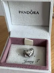 100% Genuine PANDORA Disney CINDERELLA heart silver charm