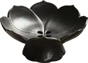 Nature-Inspired Soap Saver, Lotus Leaf Style Soap Holder, Ceramic Self Drain Soap Dish for Bar Soap, Kitchen Sink, and Bathroom Shower (Natural